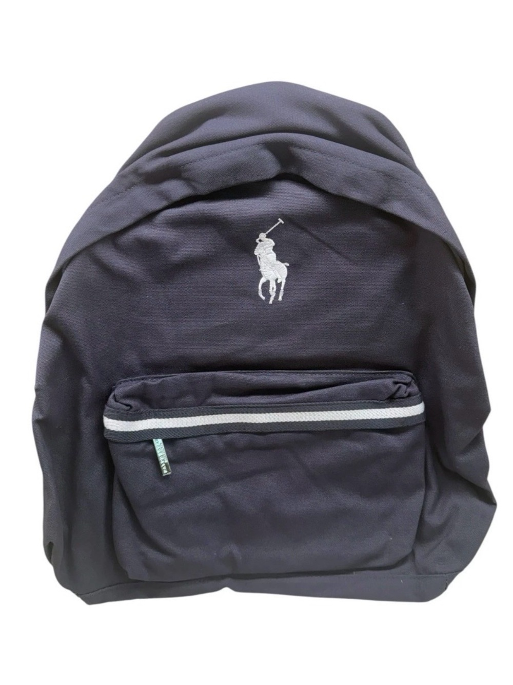Ralph Lauren Navy Backpack Large Pony Logo Fragrance Promo Bag 13X18